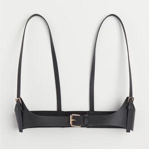 H&M Faux leather harness belt